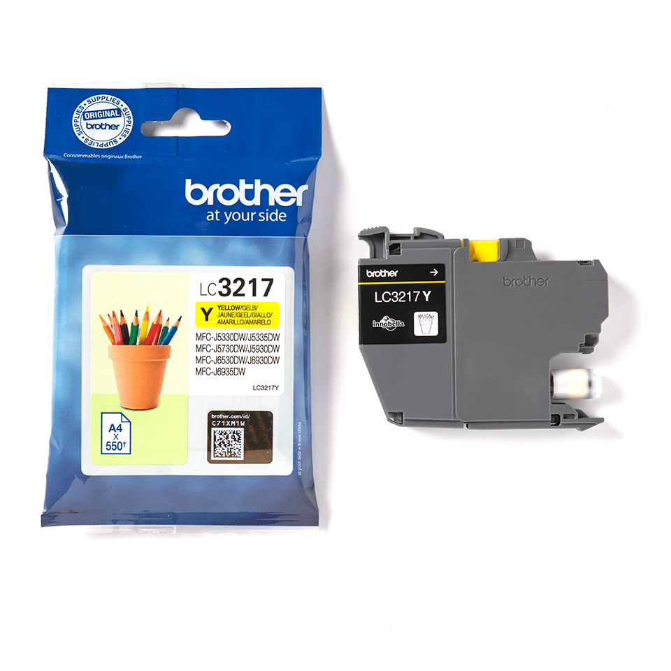 Genuine Brother LC3217Y Ink Cartridge – Yellow 3